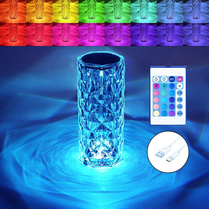 16-Color RGB Crystal Lamp