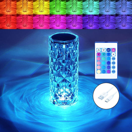 16-Color RGB Crystal Lamp