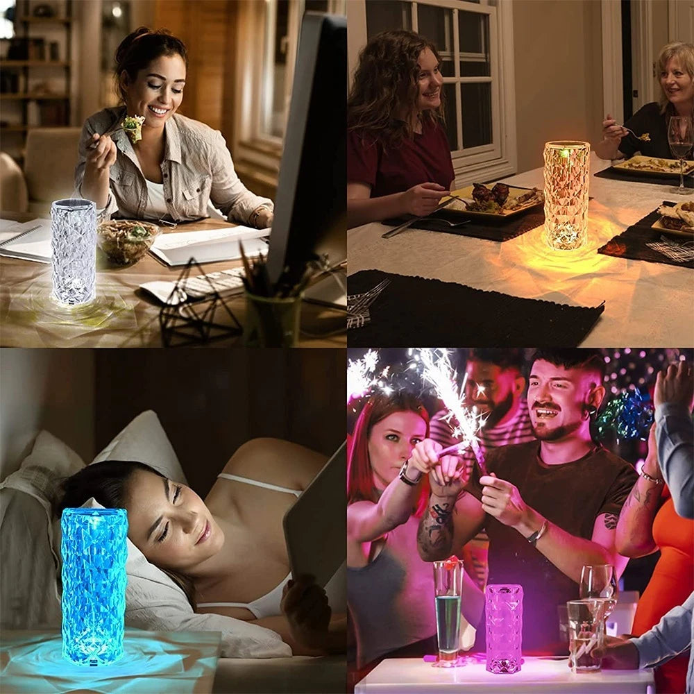 16-Color RGB Crystal Lamp