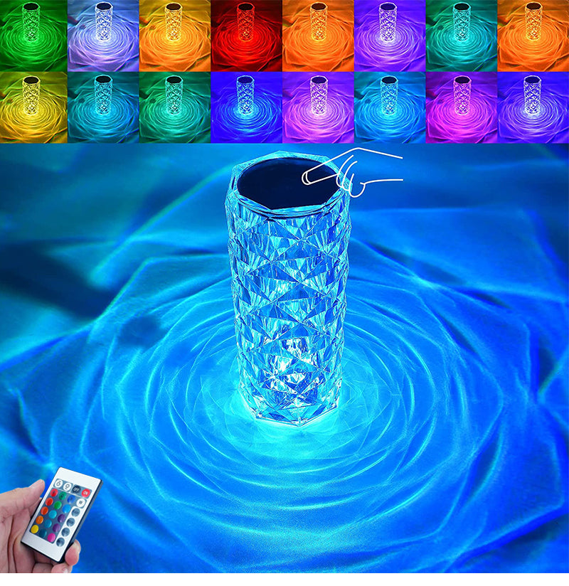 16-Color RGB Crystal Lamp